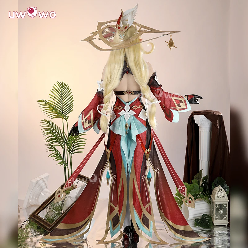 UWOWO أليس تأثيري كولاب سلسلة: لعبة جينشين تأثير أليس هيكسينزيركل الساحرة كلي الأم تأثيري حلي هالوين زي #3