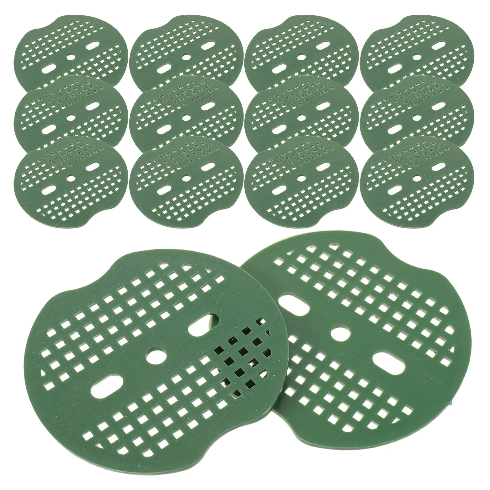100Pcs Landscape Staple Gaskets Garden Plastic Washer Pads for Yard Stakes Turf Lawn Weed Barrier Fabric Landscape Fabric