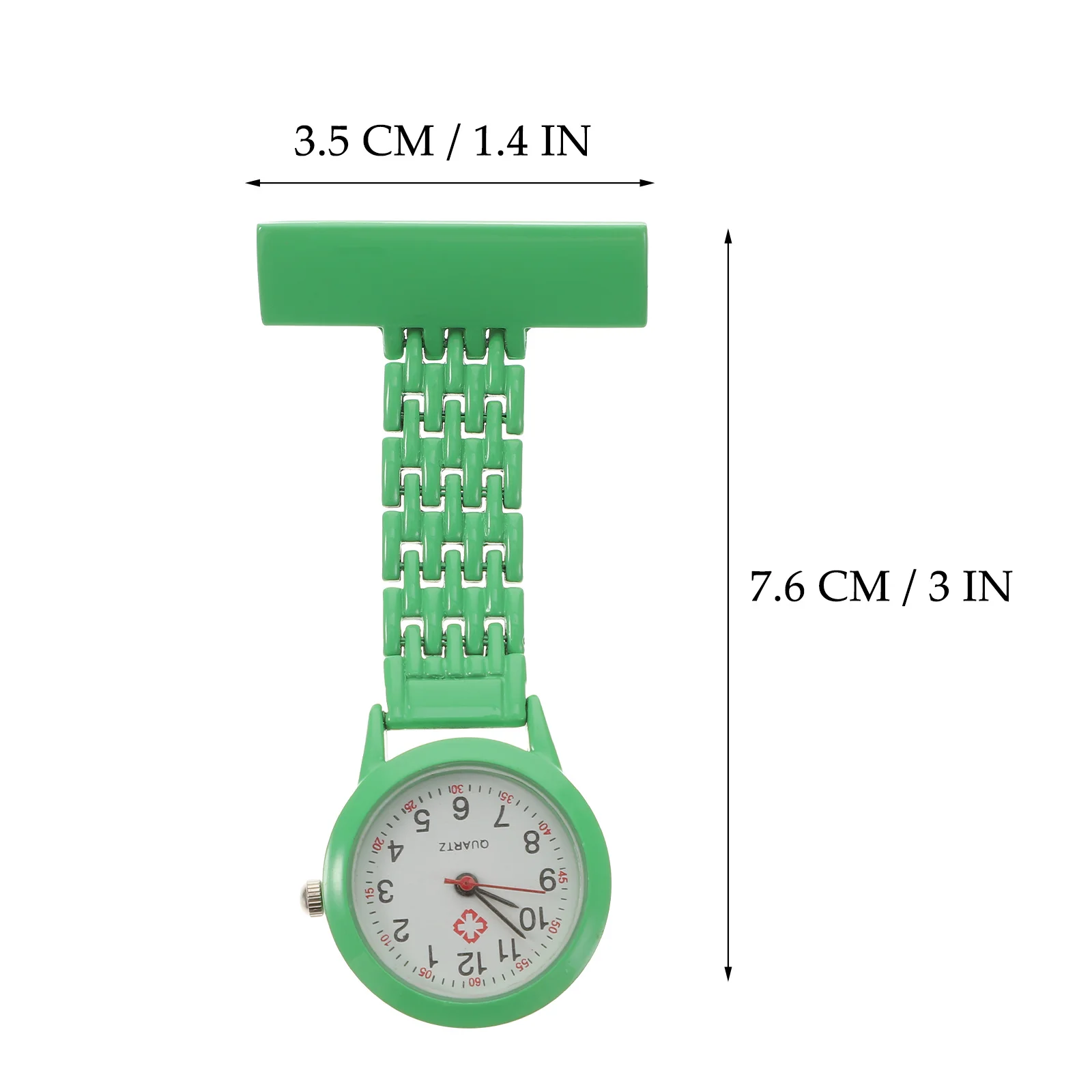 ساعة جيب ممرضة محمولة مصنوعة من مادة سبيكة، ساعة طبية خفيفة الوزن وصغيرة الحجم، سهلة القراءة، قرص مثالي #5