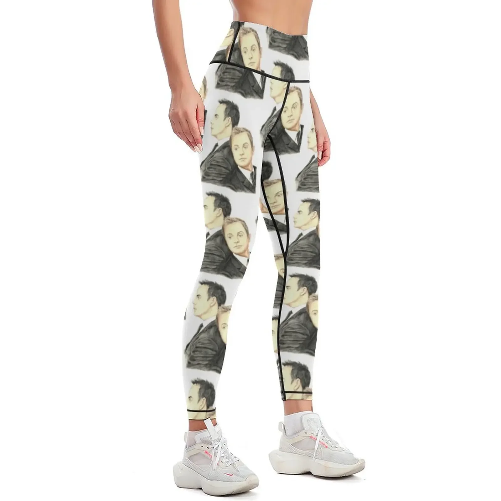 Ant and Dec طماق رفع يغطي الرجل Legginsy رفع الركض السراويل يغطي الرجل رفع طماق المرأة