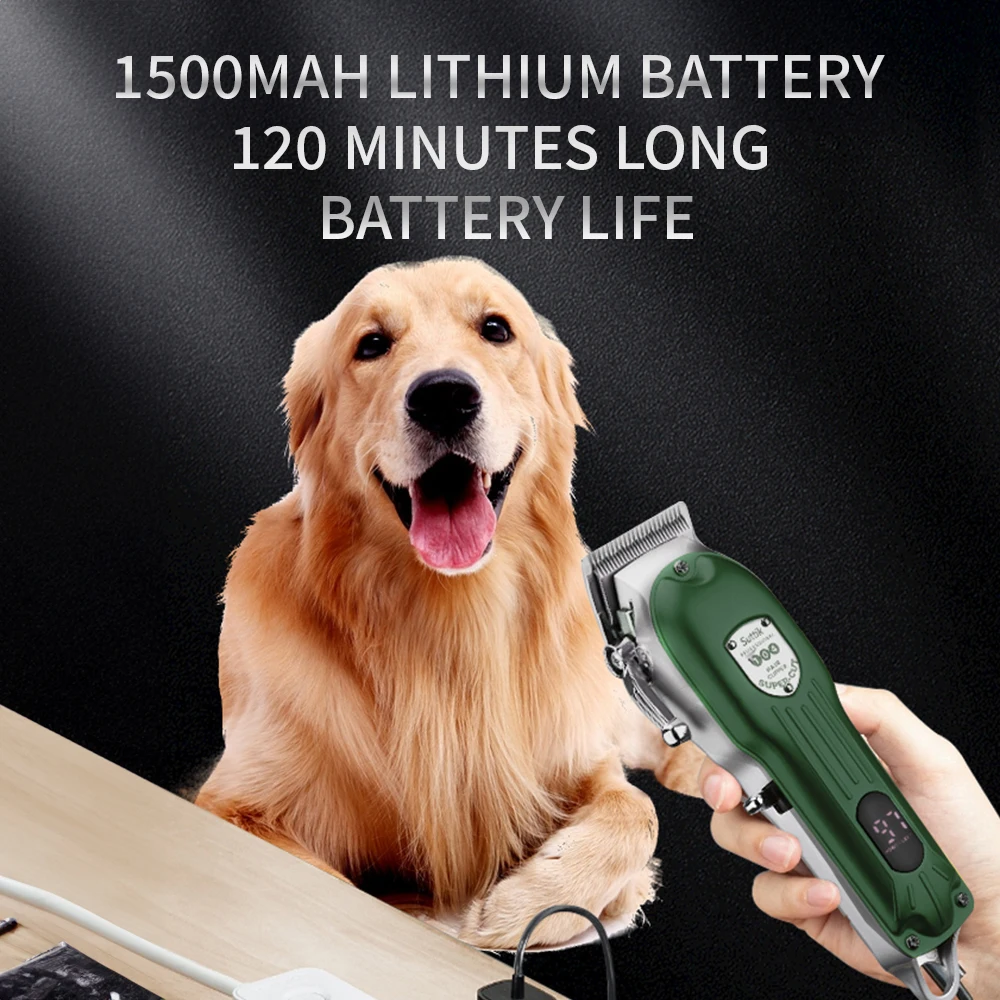 Rechargeable Professional All Metal Pet Hair Clipper/Trimmer 2