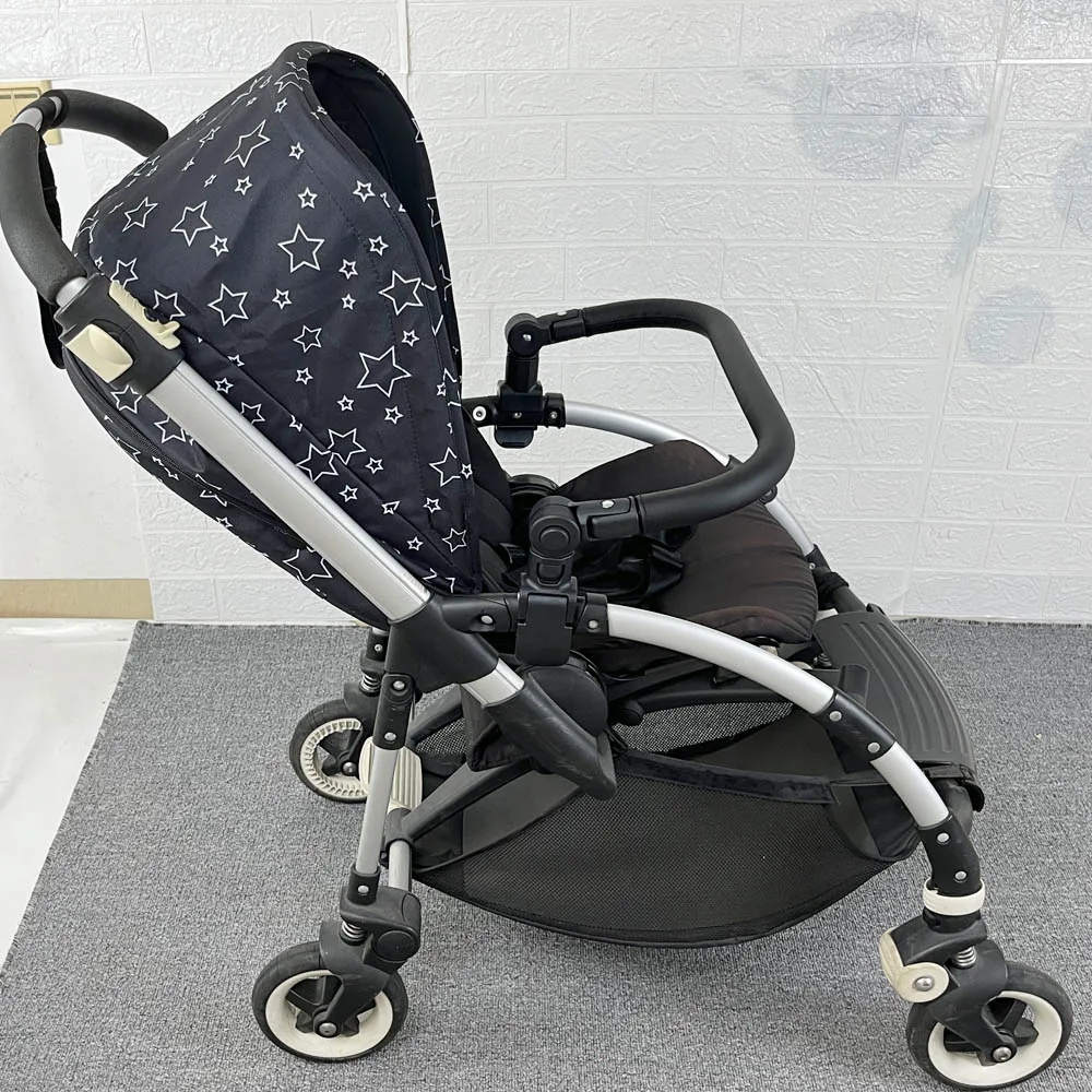 Reposabrazos para cochecito de bebé Bugaboo Bee3/5, placa de cena de cuero PU o EVA, barra parachoques, accesorios para carrito