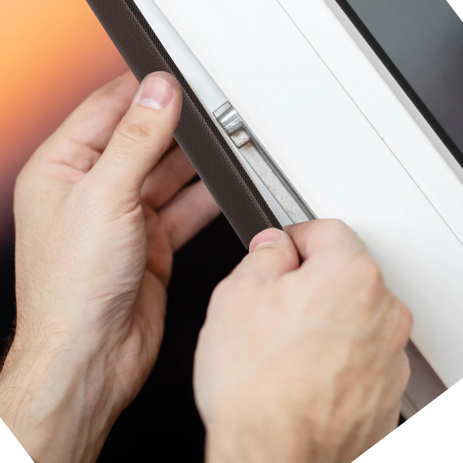 

6 Meters Door Window Weather Stripping Seal Self Adhesive Waterproof Dust Insect Proof Soundproof Pu Tape For Home Insulation