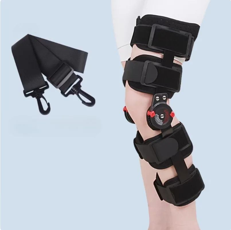 

Model Orthopedic Support Stabilizer After Surgery Adjustable Hinged Knee Brace Knee Joint Fixation Stretcher Walking Assistance