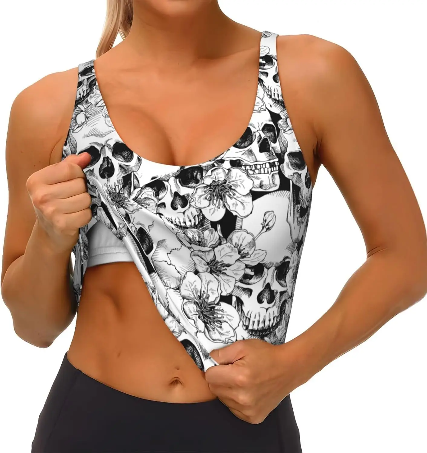 Reggiseno sportivo da donna per ragazza, allenamento, canottiere, reggiseno imbottito per yoga, top casual