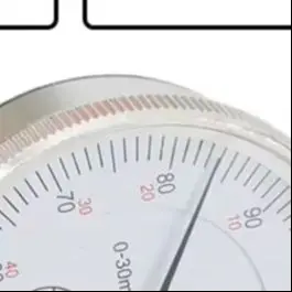 For Dial Indicator Gauge 0.01mm Accuracy Metal Pointer Measuring Tool With Stainless Steel Point For Shaft Runout And Gear Backl