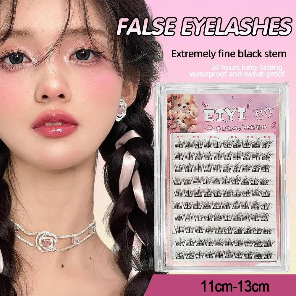 Gege Bear No-Glue False Eyelashes - Easy 3-Step Application, Natural Look, Perfect For Beginners With Sunflower Desig U8W4