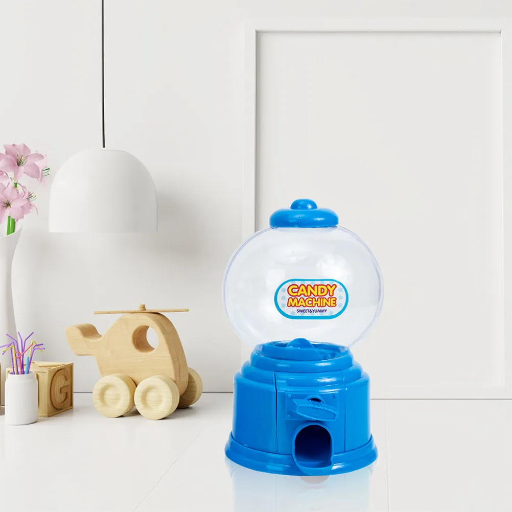 

2pcs Mini Gumball Machine For Kids Candy Dispenser Plastic Twist Sugar Bank Game Hand Eye Coordination Plaything Reusable Candy