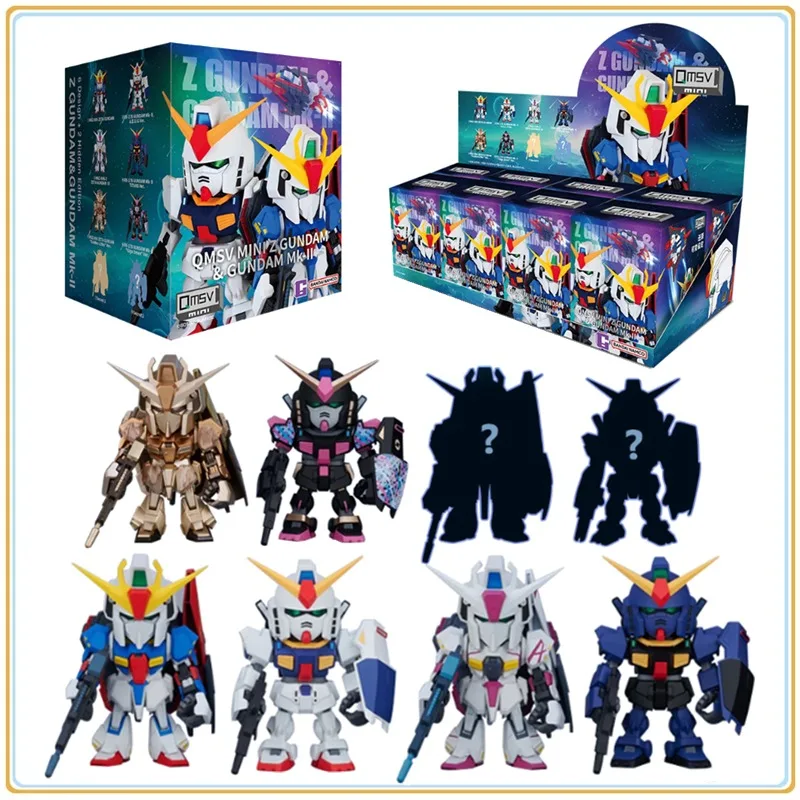 

Оригинальный BANDAI BANPRESTO QMSV MINI Z GUNDAM & GUNDAM Mk глухая коробка аниме модель персонажа коллекция праздничные игрушки подарки