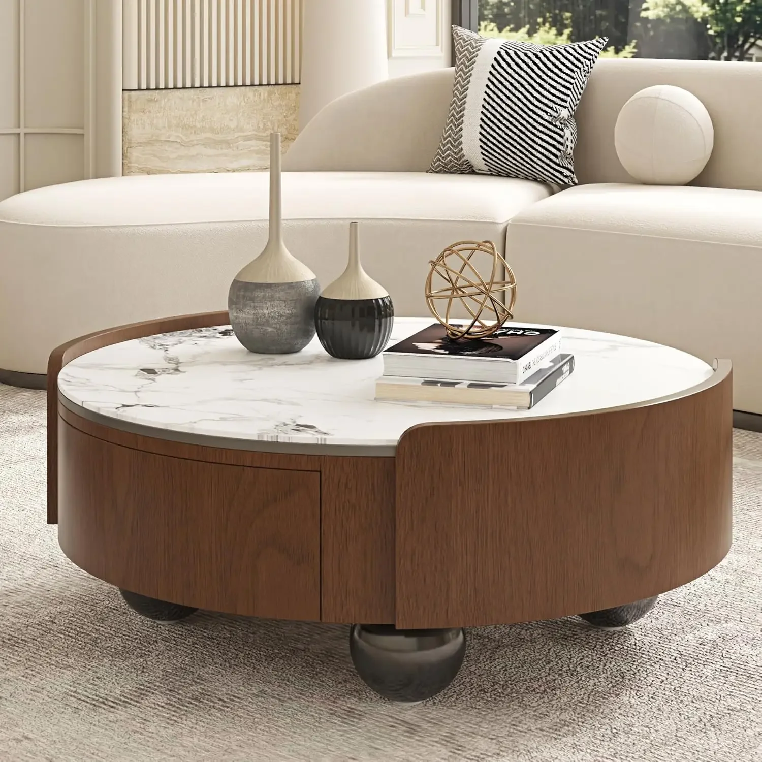 Nesting Polished Reliable Stable Coffee Table Stylish Practical Rectangular Square Classic Coffee Table Mesa Cafe Home Furniture