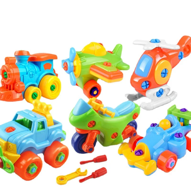 Children For Toys  Disassembly and Assembly Of Animal Toy Car DIY screw and nut assembly Boy Educational Toy