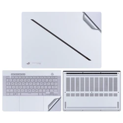 Laptop Cilt Etiket ASUS ROG Zephyrus G14 G16 2024 GA403U GU605M çizilmez Vinil Çıkartması Koruyucu Destek Özel Tasarım