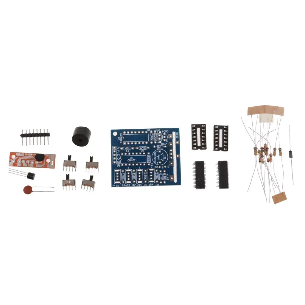 16 Sound Box DIY Kit External Code Port Toggle Switches for PCB Electronic Component Assembly