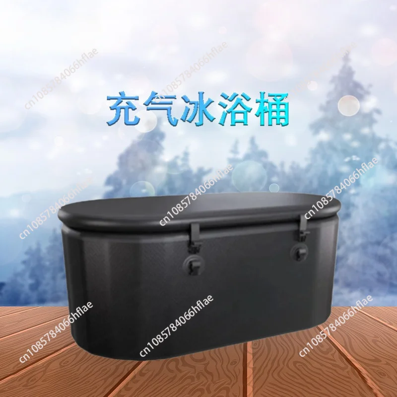 Inflatable Ice Bath Tub for Athlete Recovery Cold Water Therapy Bathtub