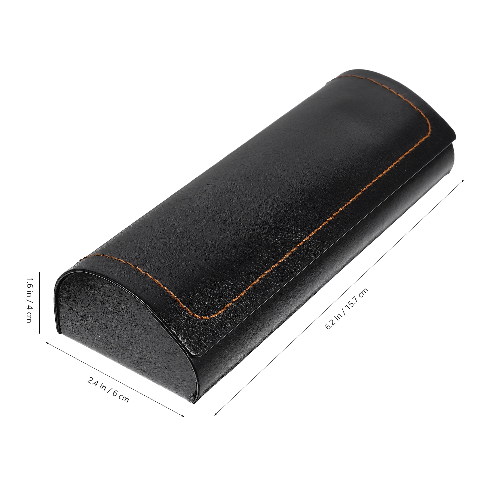 

1pc Eyeglasses Case Durable Glasses Box Protective Sunglasses Storage Travel Portable For Male Female Black