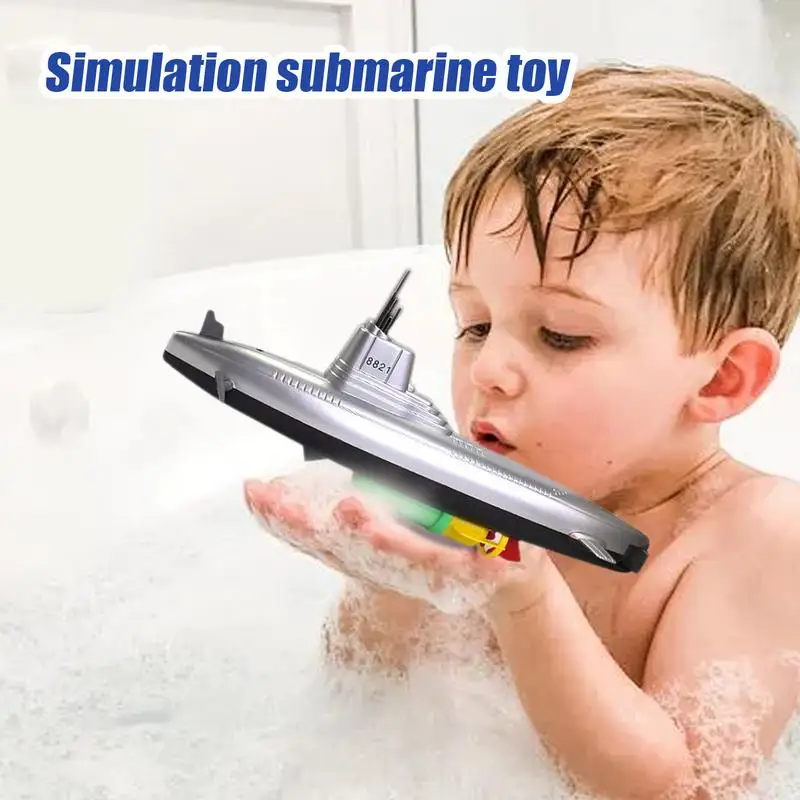 Modelo submarino brinquedo de praia ao ar livre brinquedo submarino elétrico engraçado brinquedo de banho flutuante crianças brinquedos de banho ao ar livre brinquedo de água para natação