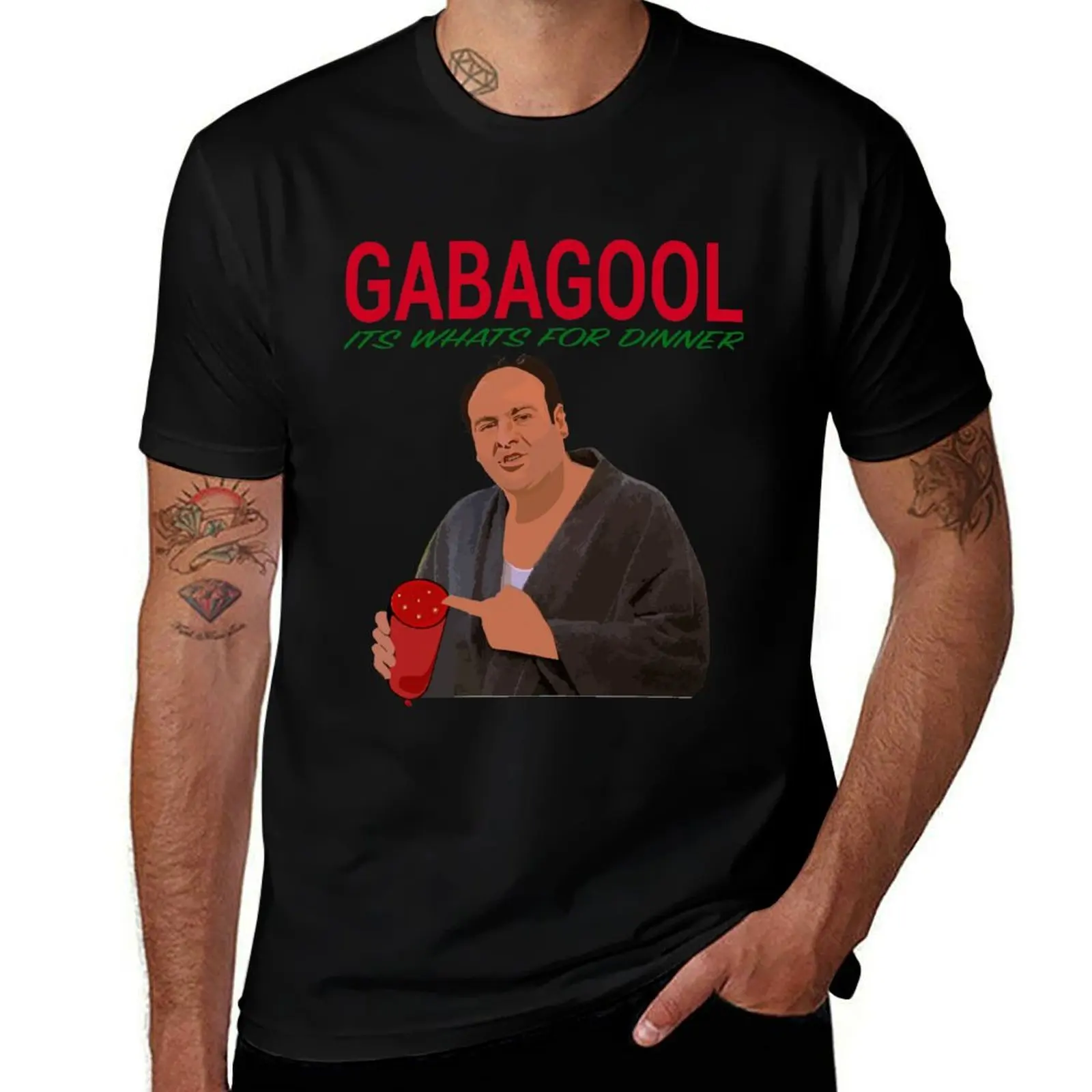 

Gabagool - It's What's For Dinner - Tony Soprano T-Shirt anime t shirts blue archive t shirts for men