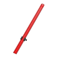 Woodworking Ruler Metal Slide Stop Ruler Sliding Ruler Measurement Scriber Gauge