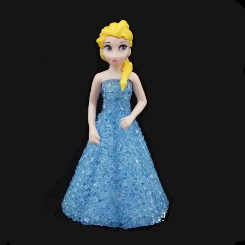 1 PCS Kids Toy Elsa Anna Sofia LED Colorful Lights gradient crystal Night Light Led Lamp battery princess christmas holiday gift