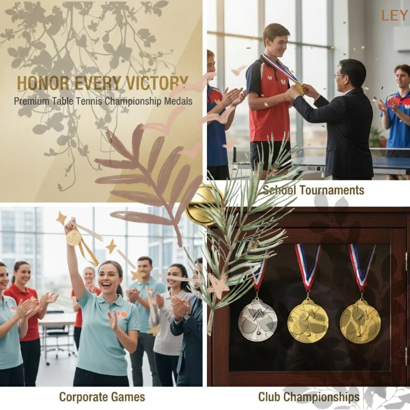 Communication Developing Table Tennis Gold Medal Award For Customization School Sports Veterans Games Souvenirs Unisex 2026