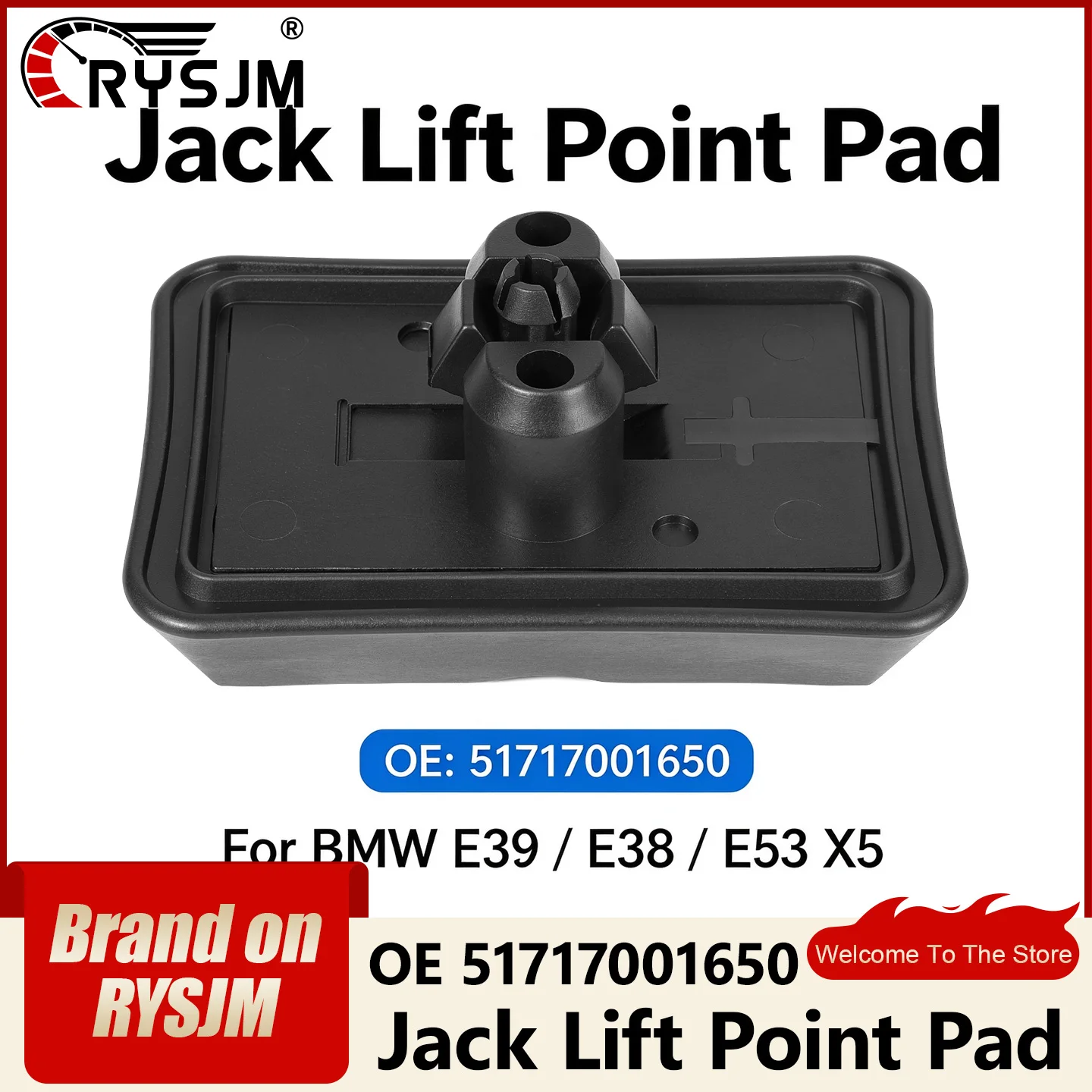 Jack Lift Point Pad OE 51717001650 Chassis Lifting Support Block for BMW E39 5 Series E38 7 Series E53 X5 Jacking Pad Plug Lift