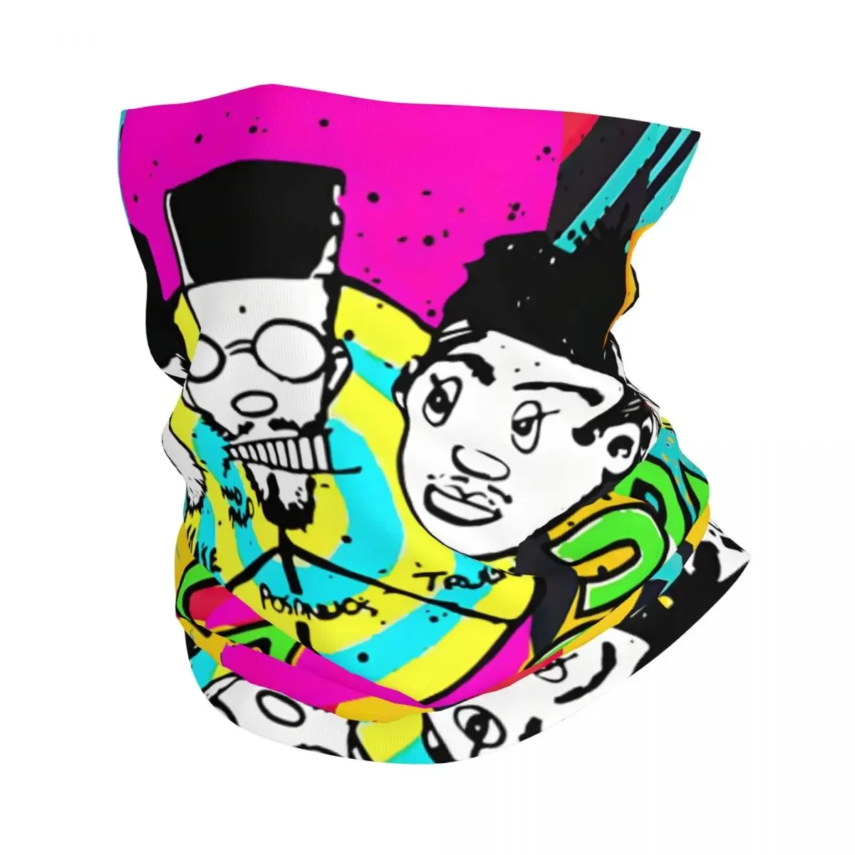 Fun Bandana Neck Gaiter Printed Motor Motocross D-De La Soul Face Scarf Multi-use Cycling Riding Unisex Adult Winter