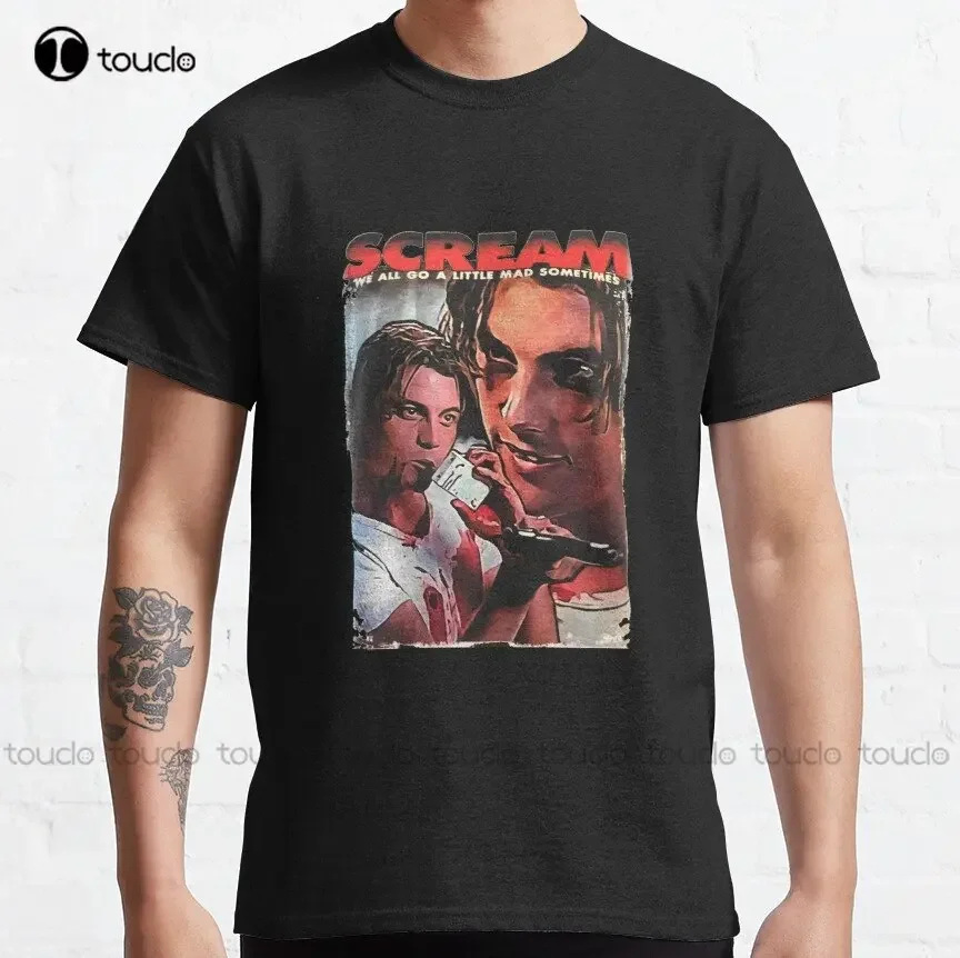 Scream Movie T-Shirt Billy Loomis Classic T-Shirt Hawaiian Shirts Womens Fashion Design Casual Tee Shirts Tops Hipster Clothes