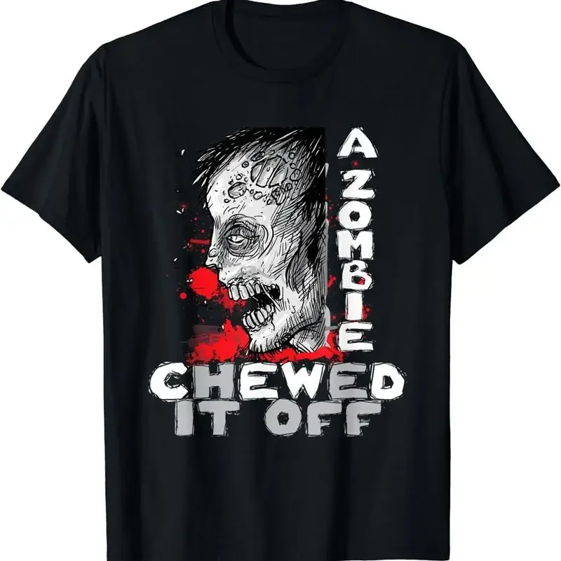 A Zombie Chewed It Off Handicap Leg Amputee Amputation T Shirt Size S 5Xl