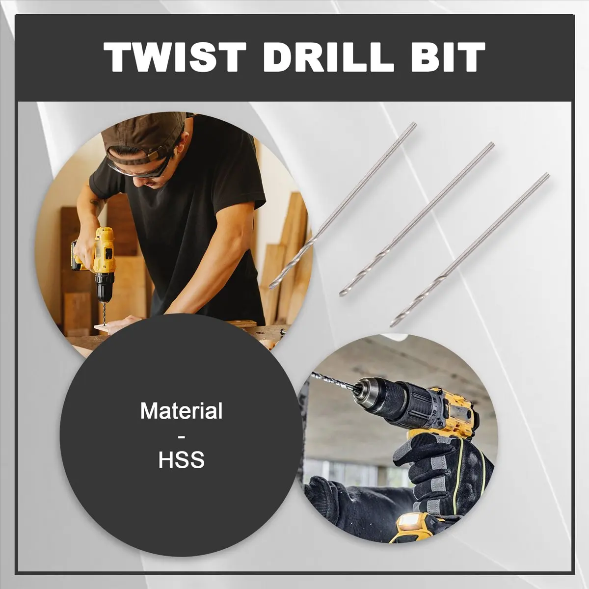 【2026 TOP Global】20 Pcs 30mm Long 0.8mm Dia Micro HSS Twist Drill Bit