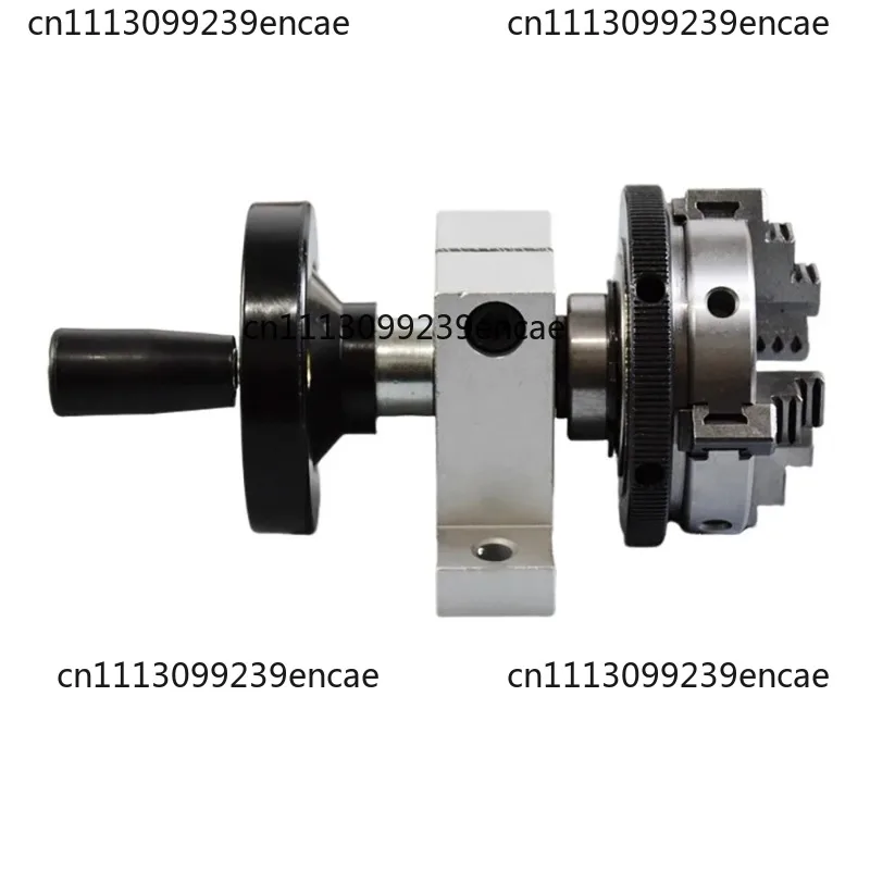 Suitable for a center height 35mm mini hand cranked rotating chuck with 4 claws fixture
