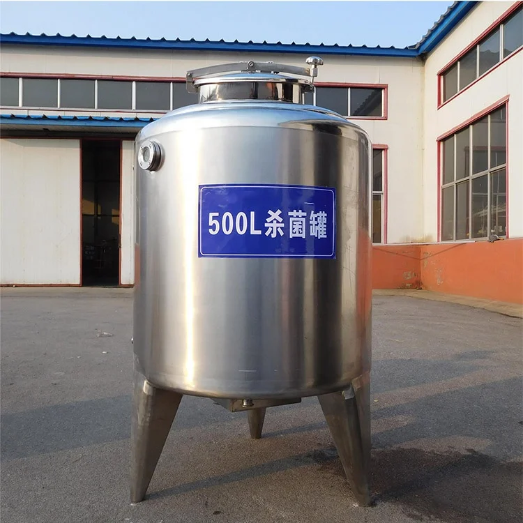 Factory Direct Sale 100L 300L 500L Pasteurizer Large Capacity Milk Pasteurization Machine