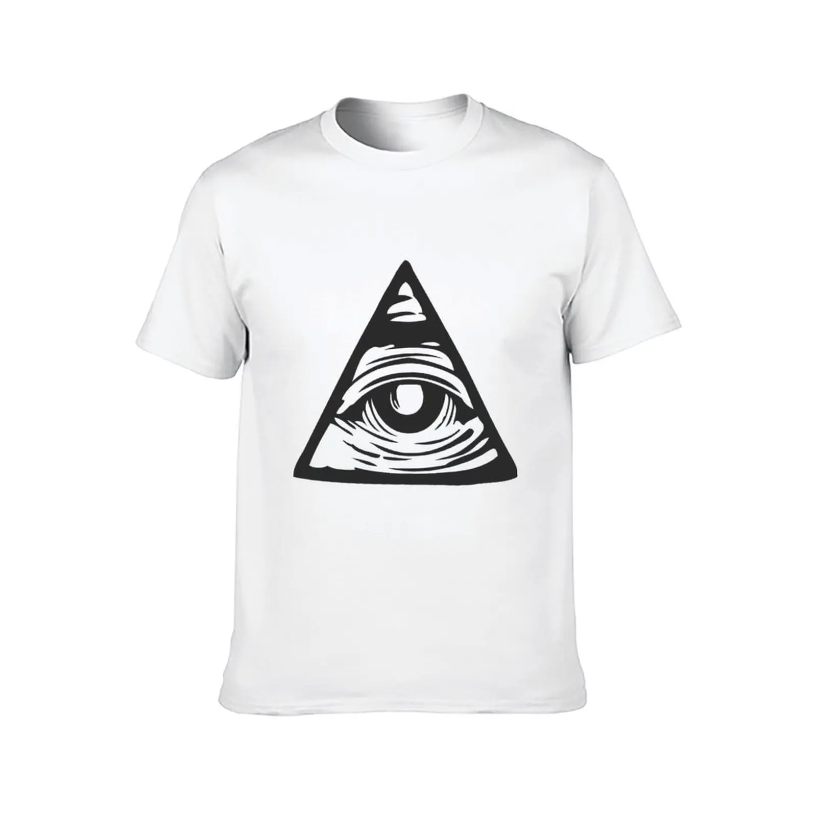 تي شيرت عين المتنورين تي شيرت رجالي برسوم جرافيك تي شيرت قطني مضحك #2