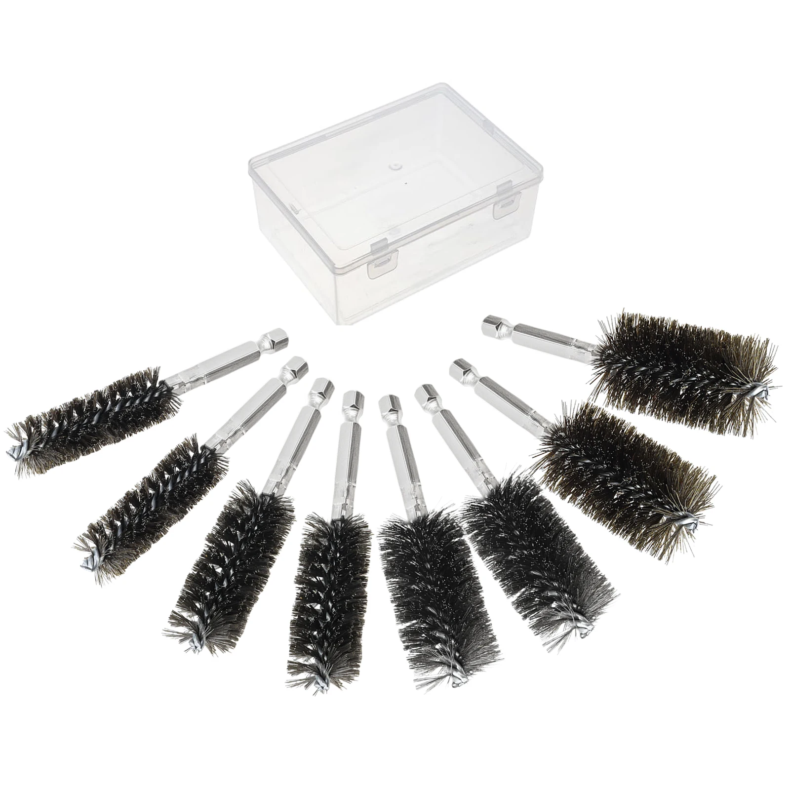 8-pcs-copper-pipe-cleaner-1-4-inch-hex-shank-304-stainless-steel-wire-bore-brushes-pipe-cleaning-brush-set
