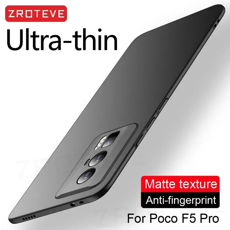 For PocoF5 Case ZROTEVE Slim Hard PC Matte Cover For Xiaomi Poco F6 F5 F4 X4 GT Xiomi Pocophone X5 X6 Pro PocoX6 5G Phone Cases