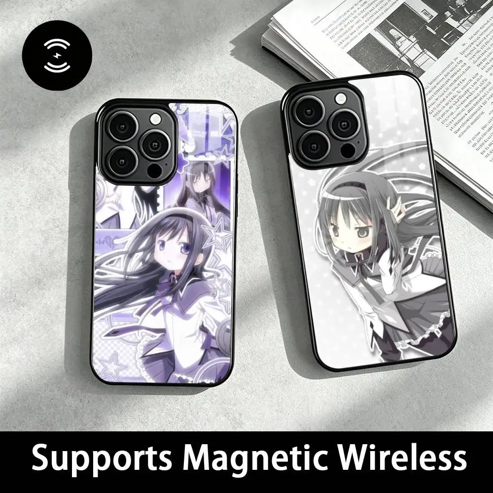 Puella Magi Madoka Magica  Phone Case For iPhone18,17,16,15,14,13,12,11 Plus,Pro Allows magnetic wireless charging
