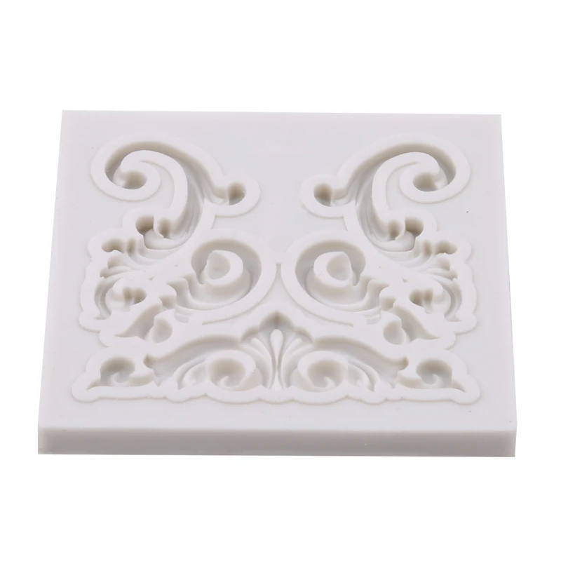 European vintage relief pattern silicone baking mold 3D Lace butterfly Totem shape fudge cake decoration chocolate making tool