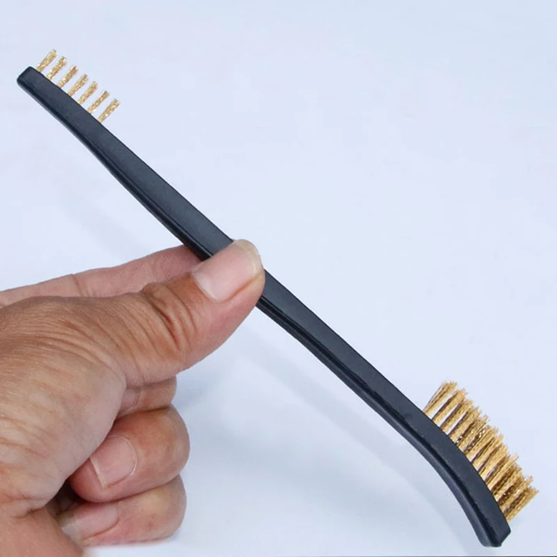 Tactical Airbrush Duct Cleaning Brushes Double-head Gun Tube Brush Picks Clean Polishing Tools for Pistol Hunting Gun Rifle