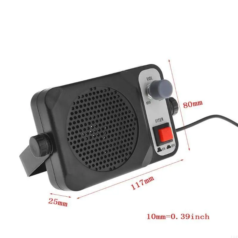 F1CF Heavy Duty TS-650 Mini External Speaker For YAESU for ICOM for KENWOOD CB Radio