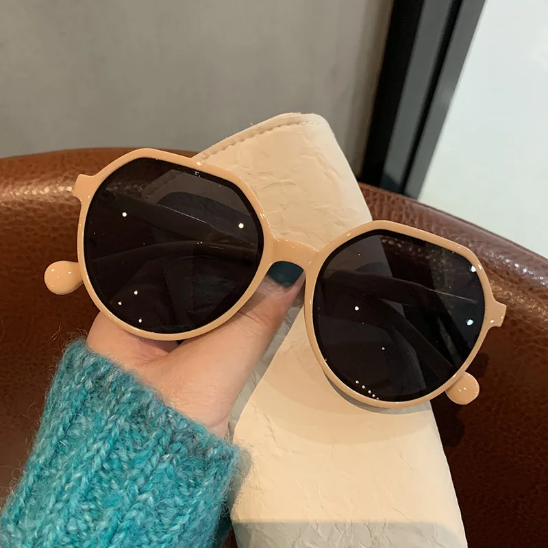 

Vintage Round Frames Sunglasses Women Oversized Sunglass Men Retro Black Sun Glasses Shades Goggle UV400 Eyepieces Trend