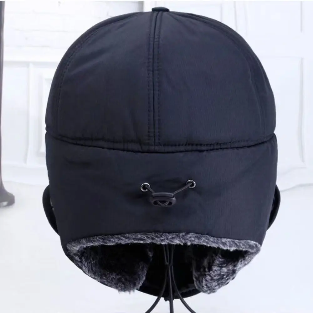 High Quality Windproof Winter Hats With Earflap Mask Cotton Thick Balaclava Winter Ski Ear Protection Warm Snow Cap Outdoors