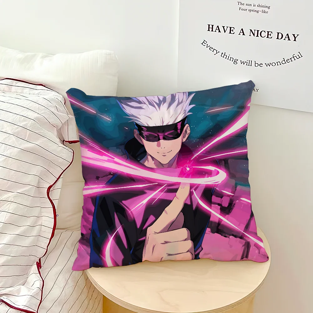 Jujutsu Kaisen Gojo Satoru pillow cover Sofa living Printing Decoration Room Home Office Coffee Shop Car Nordic Simplicity Cover