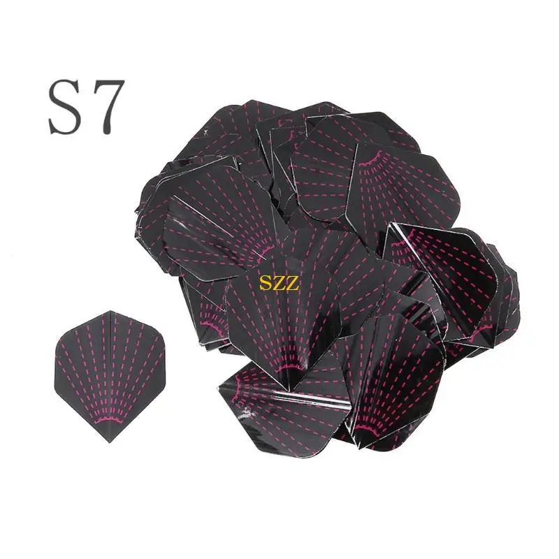

Пакет из 50, Darts Flights Accessories 50 Darts Game Pet Flights Стандартное редкое высокое качество