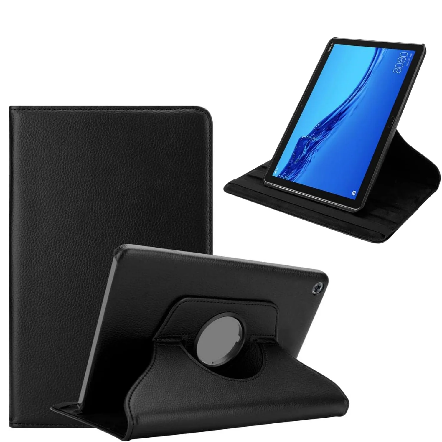 

360 Rotating Cover for Huawei MediaPad M6 / M5 / M5 Pro 10.8" M5 Lite 10 Case Stand Pu Leather for MediaPad T5 10 / T3 10 Case