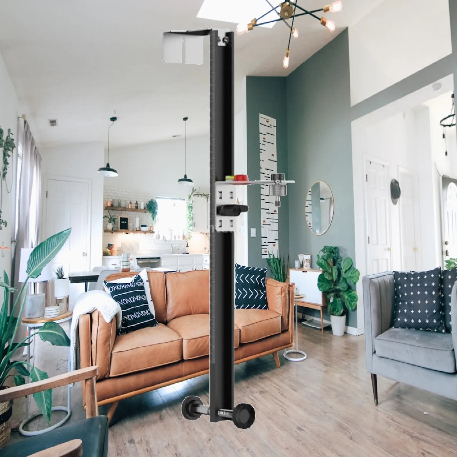 Aluminum Alloy Leveling Wall Bracket Instrument Holder Stand for Countertop Door Window Installation