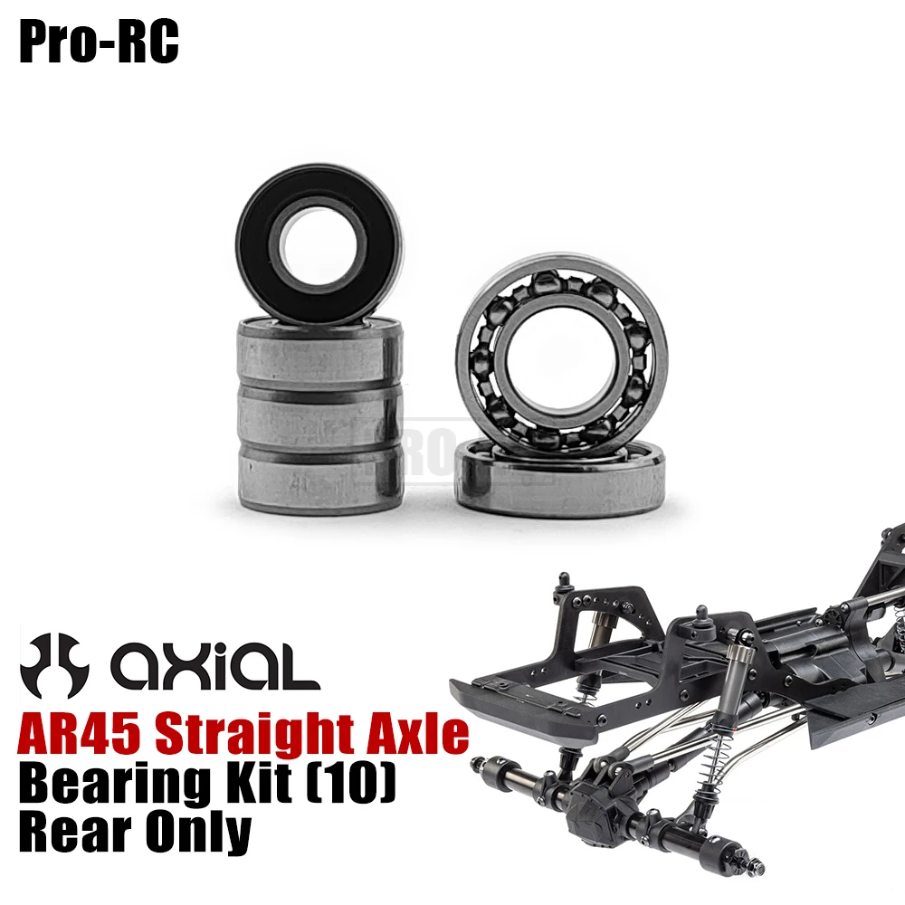 AR45 Straight Axle Rear Only Ball Bearings Kit 6Pcs for Axial 1/10 SCX10 III JEEP Rc Crawler Car Upgrade Parts