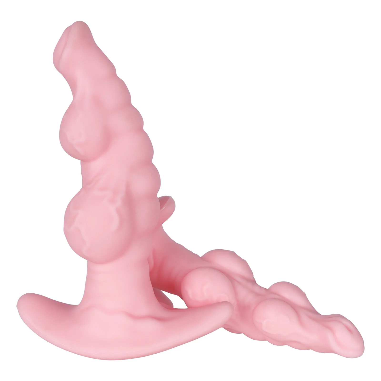 Male Female Sexual Masturbation Alien Double Joint Outing Wearing Anal Stopper Liquid Silicone Alternative Simulation dildo