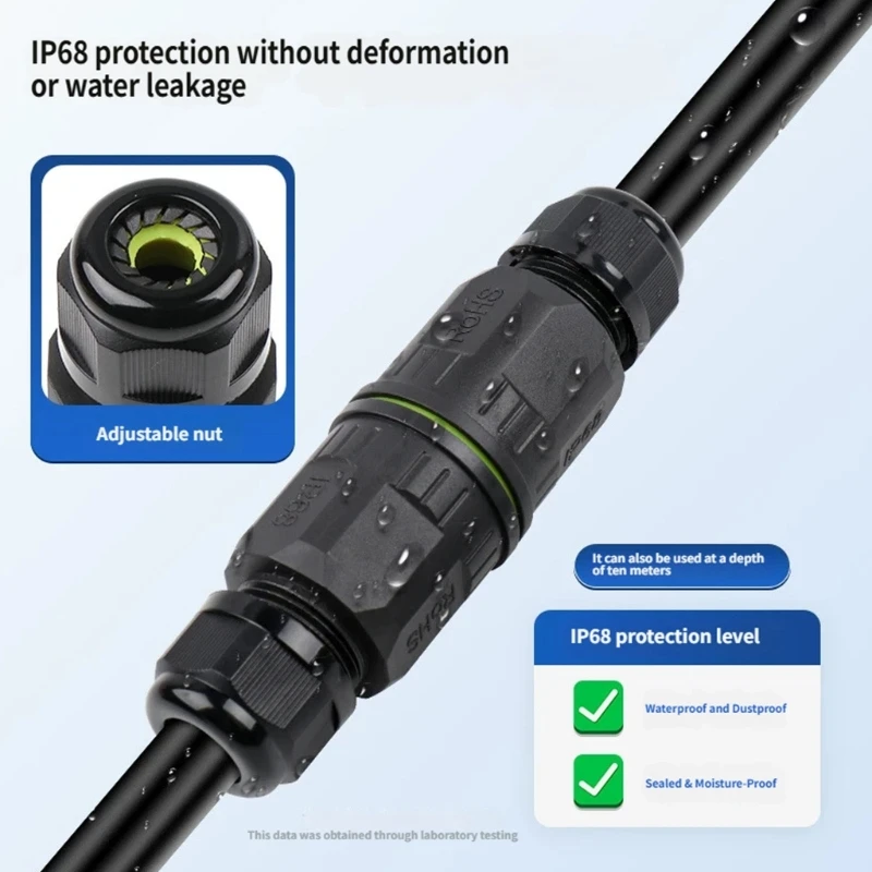 F68B High Performances Waterproof Junction Box Waterproof Connector For Outdoor