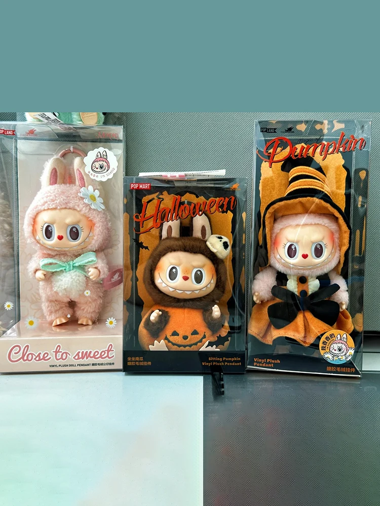 Popmart Halloween Mokoko Paradise Limited Labubu Виниловая сумка Labubu Подвеска Декоративная игрушка Сумка через плечо Аксессуары Подарок