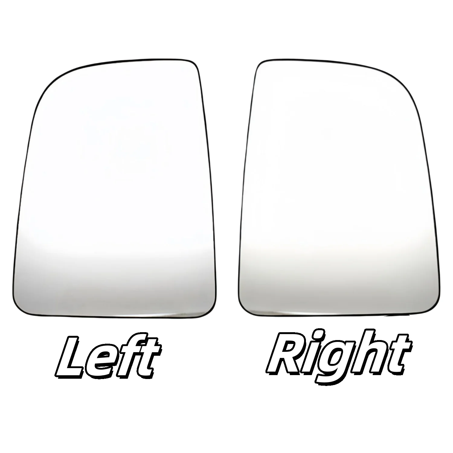 Front Right / Left Door White Mirror Overglass For Mercedes-Benz Sprinter 3-T 3.5-T 4-T 5-T 907 910 2018- 9108112400 9108112500