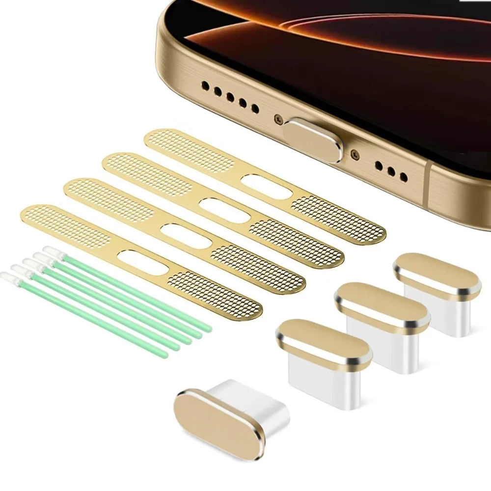 

4 упаковки пылезащитной заглушки USB C, силиконовый материал «сделай сам», крышка порта типа C, универсальная крышка порта зарядки для iPhone 15/16